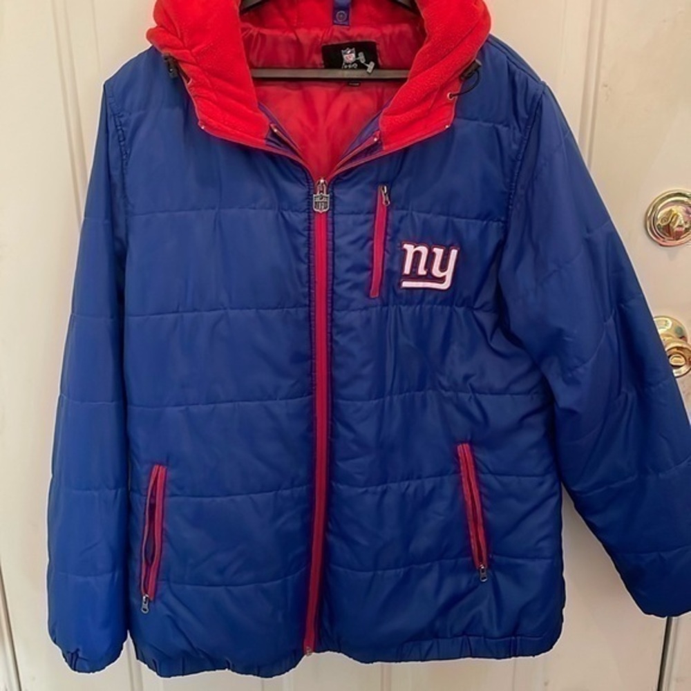 NFL Blue and Red Men's Jacket